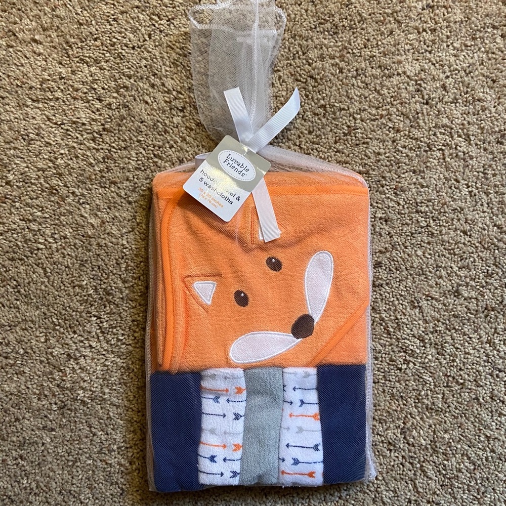 Baby Washcloth Towel Giftset NWT